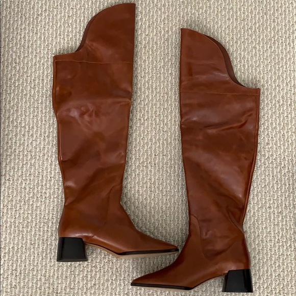 MANGO Over the Knee / Knee High Boots - Size 39 - Picture 5 of 8